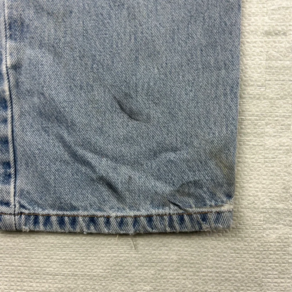 Vintage 90s Levis‎ 505 Jeans Size 34x30 Blue Light Wash Denim Regular Fit USA